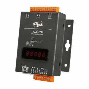 MDC-714i Modbus data concentrator with 1x Ethernet and 1 x RS-232, 1 x RS-485, 3 x isolated RS-485 (RoHS)
