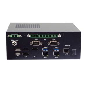 PALM-3A100DW-R Embedded System, AMD Ryzen R1505G CPU, up to 32GB DDR4 RAM, 2xDP, 1xHDMI, 3xGbE LAN, 2xUSB 3.0, 2xUSB 2.0, 2xCOM, DI/DO, Audio, 2xSATA, 1xM.2, 1xmini card, 2xSIM, GPS, BT, PoE, WiFi, 4G LTE, 12..24VDC/100..240VAC external adapter, -20..60C