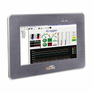VP-2201-CE7 VIEW PAC + 7&quot; 800x480 dots Touch Panel PC with AM3352 720 MHz CPU, 512 MB DRAM, 128 KB MRAM, 256 MB Flash (SSD), 4 GB micro SDHC card, GB LAN, 2xCOM, 2xUSB, NEMA 4/IP65 Front, WES7, 12...48VDC-in