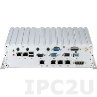 VTC 7110-C4 Embedded Server Intel Core i7-2610UE 1.5GHz CPU, 1GB DDR3, VGA, LVDS, 3xUSB, 2xGbit LAN, 4xPoE Gbit LAN, RS232, RS422/485, 4xDI/4DO, Audio, CFast Slot, 2.5&quot; SATA Drive Bay, 2xMini-PCIe, 9..36V DC-In
