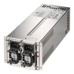 ZIPPY R2G-5500V4V 2U Redundant AC Input 500W+500W ATX Industrial Power Supply, 80 Plus, RoHS
