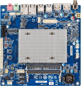 iTXL-6210A Mini-ITX Embedded Motherboard, Intel Celeron N6210 2GHz CPU, Up to 32GB DDR4 RAM, 2xHDMI/LVDS/eDP, 2xGbE LAN, 1xSATA, 4xCOM, 3xUSB 3.2, 1xUSB 2.0, 5xUSB 2.0 header, 2xM.2, 1x8-bit GPIO, Audio, 12-24VDC-in, 0..+60C