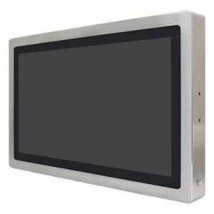 ViTAM-821R 21.5&quot; IP66/IP69K FHD Stainless Steel Panel PC, 5 wire resistive touch window, Intel Celeron N2930 (1.83.GHz ) CPU, 4GB DDR3L RAM, 32G MLC SSD, SD slot, M12 USB2.0, M12 COM, M12 LAN, 9-36V DC-in