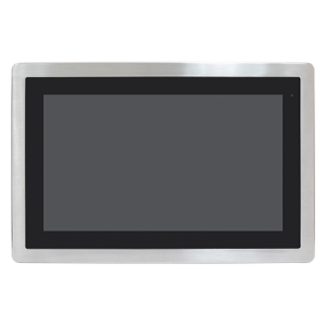ViTAM-116GH 15,6&quot; WXGA IP66/IP69K stainless steel display, VGA/HDMI input, OSD on the rear side, protection glass, 9-36V DC power input with adapter, 1000nits