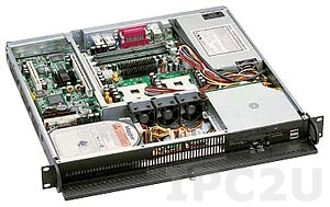 GHI-112 19&quot; Rackmount 1U Chassis, ATX, 1x5.25&quot; Slim/1x3.5&quot; Slim/1x3.5&quot; HDD Drive Bays, 3 Fans, without P/S