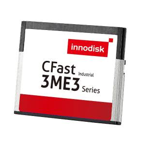 DECFA-C12D08BWBQC 512GB Industrial CFast Card, Innodisk CFast 3ME3, MLC SATA 3, R/W 420/220 MB/s, Wide Temperature -40...+85C