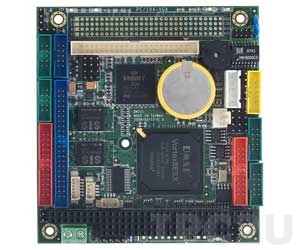 VSX-6155-V2 PC/104 Vortex86SX 300MHz CPU Module with 128MB DDR2, LAN, 4xCOM, VGA, LCD, Audio, GPIO