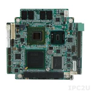 PM-945GSE-N270 PCI-104 Intel ATOM N270 1.6GHz CPU, 1GB RAM, with VGA/LVDS, LAN, 4xCOM, 4xUSB 2.0, CompactFlash Socket, 1xPCI-104, Audio