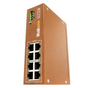 DS208-V2 Indastrial Ethernet Switch, 8x10/100/1000Base-TX, 10..60VDC, -40..70 C Operating Temperature