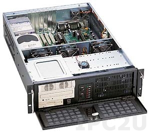 GHI-312 19&quot; Rackmount 3U Chassis, EATX, 2x5.25&quot;/1x3.5&quot;FDD/7x3.5&quot;HDD Drive Bays, without P/S