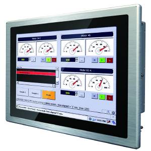 W15L100-PPA2 15.6&quot; LCD Display, 1366x768, 300cd/m2, 500:1, input VGA+HDMI+DVI, P-Cap Touch, 12VDC in, IP65 at front