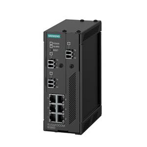 Ruggedcom-RS900NC Industrial Managed Ethernet Switch with 6x 10/100BASE-TX ports, additional 3-Ports, P7,P8,P9 100FX Multimode 1300nm LC Connector, 24V DC-In, -40..85C Operating Temperature