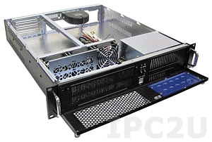 GHI-214 19&quot; Rackmount 2U Chassis, EATX, 1x5.25&quot;/1x5.25&quot; Slim/1x3.5&quot; FDD/3x3.5&quot; HDD Drive Bays, 3xHorizontal PCI Low Profile Slots, without P/S