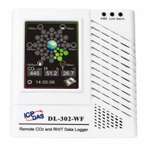 DL-302-WF Remote CO2/Temperature/Humidity/Dew Point Data Logger with Ethernet/RS-485/Wi-Fi Interfaces and PoE (RoHS)