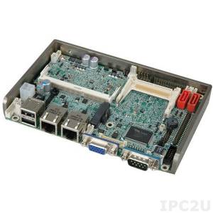 WAFER-PV-D4252 3.5&quot; Embedded Intel Atom D425 1.8GHz CPU Card, Up to 2GB DDR3, VGA/LVDS, Dual GbE, CF Socket, USB, SATAII, Mini-PCIe