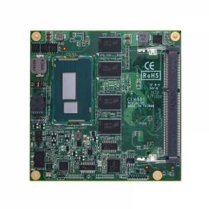 CEM881PG-i3-4010U COM Express Type 6 compact module with Intel Core i3-4010U 1.7 GHz, DDI/LVDS, GbE LAN, USB 3.0 and TPM