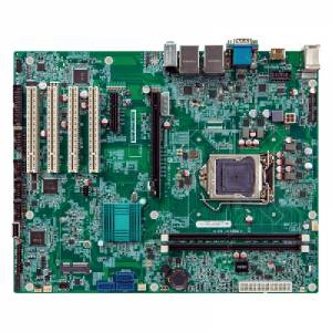 IMBA-H112 ATX motherboard supports, H110, LGA 1151 6th/7th generation Intel Core i7/i5/i3, Pentium and Celeron CPU (Skylake), 2x288-pin DDR4-2133, HDMI/VGA/iDP, 2xGbE LAN, 6xCOM, 9xUSB, LPT, Audio, 1xPCIe x16, 1xPCIe x4, 4xPCI, 1xMini PCIe