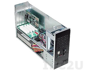 GHB-042 Wallmount Full Size Chassis, 4 Slots, 1x3.5&quot; FDD/1x3.5&quot; HDD Drive Bays, without P/S