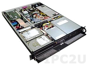 GHI-104 19&quot; Rackmount 1U Chassis, ATX, 1x5.25&quot;/1x3.5&quot; FDD/2x3.5&quot; HDD Drive Bays, without PS