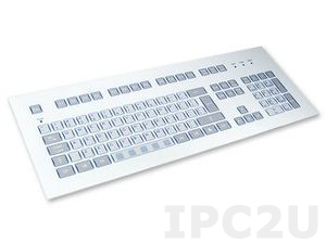 TKS-105a-MODUL-PS/2 Embedded Industrial IP65 Keyboard, 105 Keys, PS/2 Interface