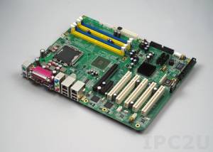 AIMB-762VG-00A1E ATX Intel Core 2 Duo CPU Card with VGA, Intel 945G+ICH7R, up to 4GB DDR2 SO-DIMM, 1xGb LAN, 4xSATAII-300, Raid 0,1,5,10, Audio, 1xPCI- E x16, 1xPCI- E x4, 5xPCI Expansion Slots