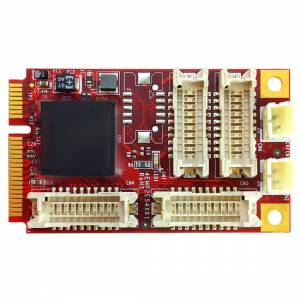 EMP2-X801-W1 Mini-PCI Express Expansion to 8 x RS232/422/485, Wide Temperature -40...+85 C