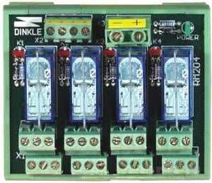 RM-204 4 Channels Power Relay Module for DIN-Rail