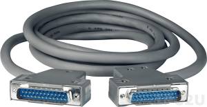 CA-2520 RS-232 Cable, DB-25 Male-Male Connectors, 2 m, 15V