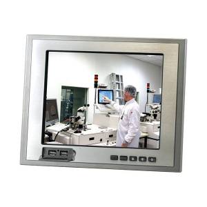 TF-AGD-315DHTT-A2-1010 Panel Mount Display, 15&quot; TFT LCD, XGA, IP65 Front Panel, DC-in, Res T/S, 2xUSB on front panel