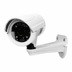 iCAM-721F IR Bullet Network Camera with 3MP and IP67, 1080p FullHD, 30fps, H.264/MPEG-4/MJPEG, 6 mm Fixed-Focal, Fixes-Iris Lens, WDR, Audio, MicroSD, 802.3af PoE 48V max, 12VDC
