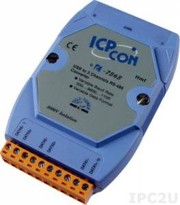 I-7563 USB to RS-485 Converter with RS-485 Automatic Data Direction Control, 3 RS-485 Ports, Isolation Protection