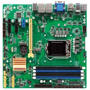 NEX-813 Micro ATX Motherboard, LGA1151, Intel 8/9th Gen CPU, Intel Q370E, Up to 128GB DDR4 RAM, 2xHDMI, DP, VGA, 2xGbE LAN, 6xCOM, 10xUSB 3.2, 2xUSB 2.0, 1x8-bit DIO, 4xSATA 3.0, 1xPCIe x16, 2xPCIe x4, 2xPCIe x1, 2xM.2, Audio, 1xPS/2, 12VDC-in ATX, 0..60C