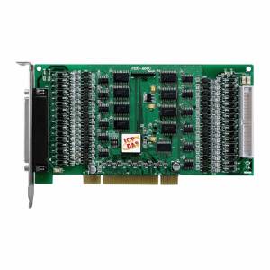 PISO-A64U Universal PCI Isolated 64 OC DO/PNP Card, Adapter CA-4037x1, Cable Socket CA-4002x2