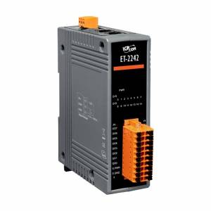 ET-2242 Ethernet I/O Module with 2-port Ethernet Switch, 16-ch Open Collector Digital Output (RoHS)