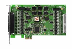 PEX-P32C32 PCI Express x 1 Isolated 32DI, 32DO Board, Adapter CA-4037x1, Cable Socket CA-4002x2