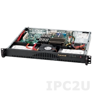 iROBO-SR102-v3 Mini Tower Server, 1x Intel CPU E3-1200 v3/v4/ Core i3 4th Gen. LGA 1150, max. 32GB DDR3 ECC RAM, VGA, 2xGbit LAN, IPMI 2.0, 300W 80 Plus Bronze PSU