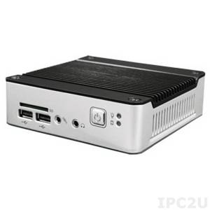 eBOX-3330-L2852C2 Compact Embedded System with Vortex86DX2 CPU 933MHz, 1GB DDR2, VGA, LAN, GbE LAN, 2xRS-232, 2xRS-485, 3xUSB 2.0, 2.5&quot; SATA HDD bay, SD slot, Power Adapter