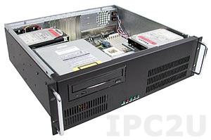 GHI-350 19&quot; Rackmount 3U Chassis, ATX, 1x5.25&quot;/2x3.5&quot; HDD Drive Bays, without P/S