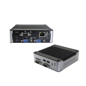 eBOX-3362-852C2 Compact fanless Embedded System with Vortex86DX3 1GHz, VGA, 2GB DDR3 RAM, 1xLAN, 2xRS-485, 2xRS-232, 4xUSB, SD/SDHC slot, 1x2.5&quot; SATA/HDD drive bay, VESA mounting, 8-24V DC