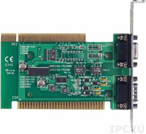 PCISA-7520AR PCI/ISA RS-232 to RS-422/485 Converter Card with RS-485 Automatic Data Direction Control, Isolation Protection
