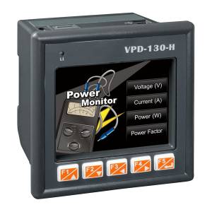 VPD-130-H 3.5&quot; touch HMI device with RS-232/RS-485, USB, RTC, Rubber Keypad