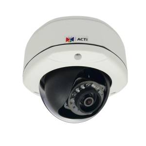 E73A 5MP Outdoor Dome with D/N, Adaptive IR, Basic WDR, Fixed lens, f2.93mm/F2.0, H.264, 1080p/30fps, DNR, Audio, MicroSDHC/MicroSDXC, PoE, IP67, IK10, DI/DO