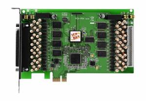 PEX-P64-24V PCI Express x 1 Isolated 64DI Board, Adapter CA-4037x1, Cable Socket CA-4002x2