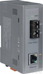 NS-200FCS Industrial 10/100 Base-T to 100 Base-FX Fiber Optics (Single-mode) Converter