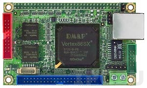 VSX-6117-X-V2 uProcessor Module Vortex86SX 300MHz with 128MB DDR2 RAM, 1xRS-232, GPIO, Fast Ethernet