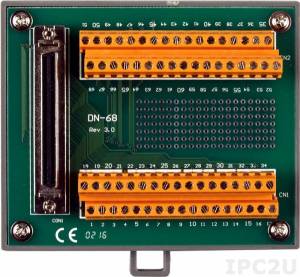 DN-68 Encoder input board for PISO-Encoder300/600, 68-pin SCSI-II, 15V