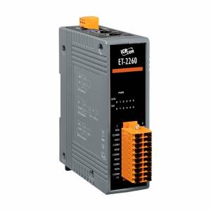 ET-2260 Ethernet I/O Module with 6-ch Digital Input and 6-ch Relay Output
