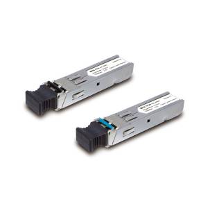 MFB-FB20 Industrial SFP Transceiver, 100Base-FX, Single mode, 20km, WDM, TX 1550nm, RX 1310nm, LC connector, 0..+60C Operation Temperature
