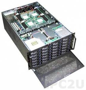 GHI-584 19&quot; Rackmount 5U Chassis, EATX, 1x5.25&quot; Slim/1x3.5&quot; Slim/2x2.5&quot;/24x3.5&quot; Hot Swap HDD Drive Bays, 7xPCI Slots, without P/S