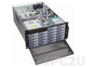 GHI-581-SATA 19&quot; Rackmount 5U Chassis, EATX, 1x5.25&quot;/1x3.5&quot; Slim/1x 2.5&quot;HDD/22x3.5&quot; Hot Swap SATA HDD Drive Bays, without P/S